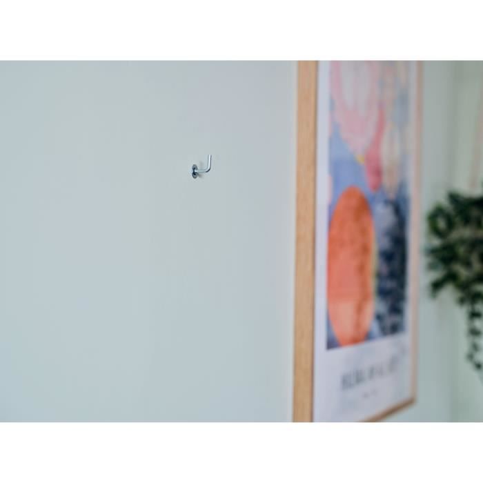 Chevilles a Expansion - RAPID - Métal pour Cloison Plâtre 6-16mm - Lot 12 Vis Crochet Mural - Charge Max 40 kg - (5001557)