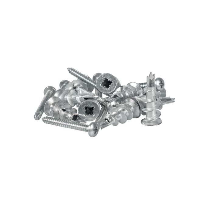 Chevilles Autoforeuses - RAPID - Métal pour Cloison Plâtre 6-16mm - Lot 10 - Charge Max 5 kg - Sans Perçage - (5001558)