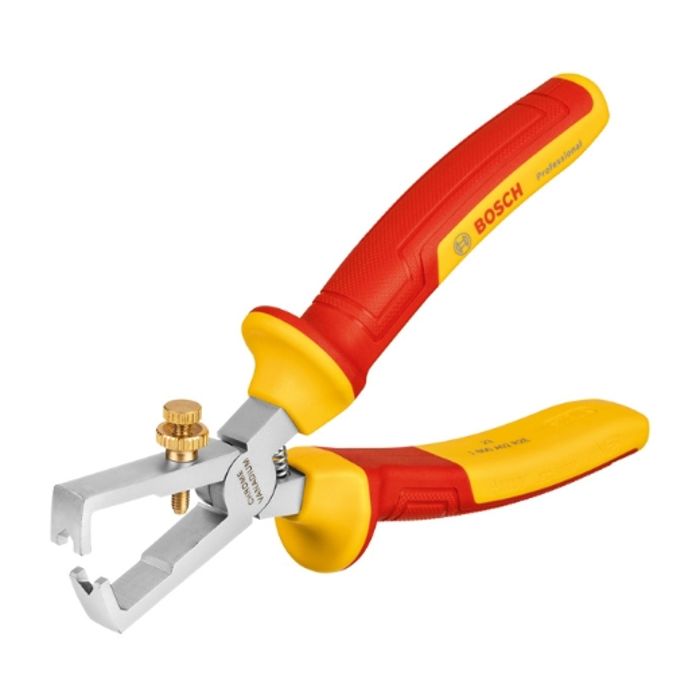 Pince a dénuder - BOSCH - 160 mm - VDE - jusqu'a 10 mm² - certifiée jusqu'a 1000 V