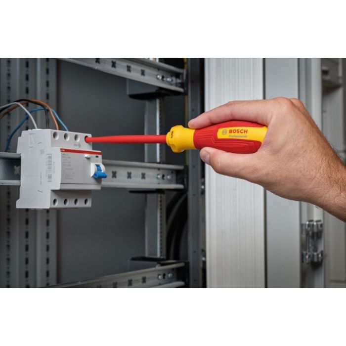 Tournevis VDE - BOSCH - SL/PZ2x125 - Isolé jusqu'a 1000 V - Manche ergonomique - Embout PZ