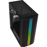 OUTLET BoÓtier Semitower atx saber mesh rgb noir + fenetre bitfenix