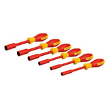 Set de clés a douilles VDE - BOSCH - 6 pieces - 7-14 mm - Certifié jusqu'a 1000 V - Ergonomique