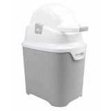 BEBECONFORT Poubelle a couches anti-odeur, Couvercle anti-odeur, Compatible avec tout sac poubelle, 20 a 30 couches, Grise