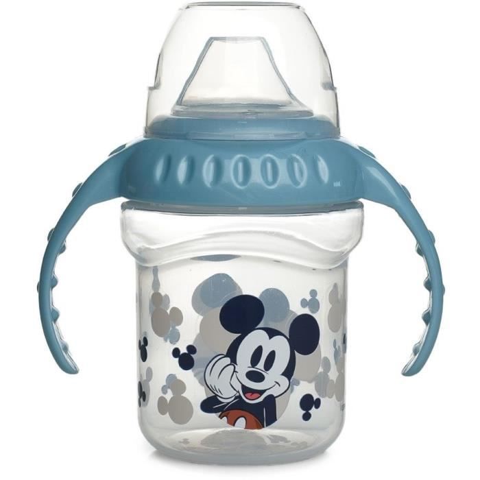 Tasse a poignée - THERMOBABY - Sippy 250 ml - Bec silicone - Anti-fuites - Mickey Cool