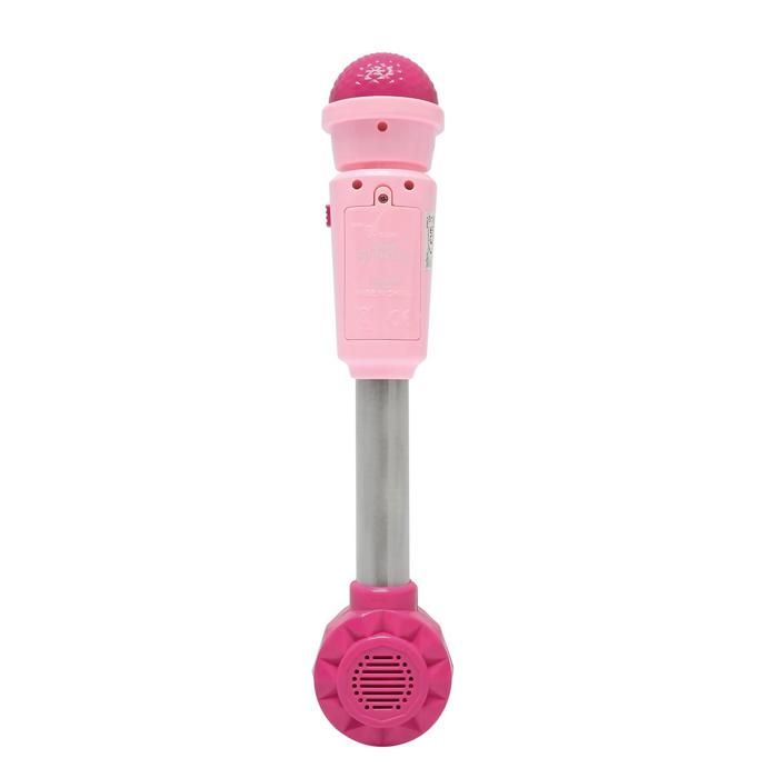 Microphone Princesse Disney avec tube lumineux et enceinte