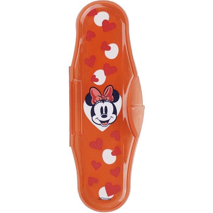 SET 2 CUILLERES AVEC BOITIER DE TRANSPORT MINNIE COLLECTOR