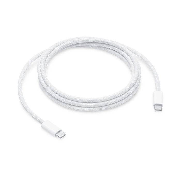 Câble de charge USB-C tressé 240?W (2?m) Apple Original  Haute résistance & connexion fiable