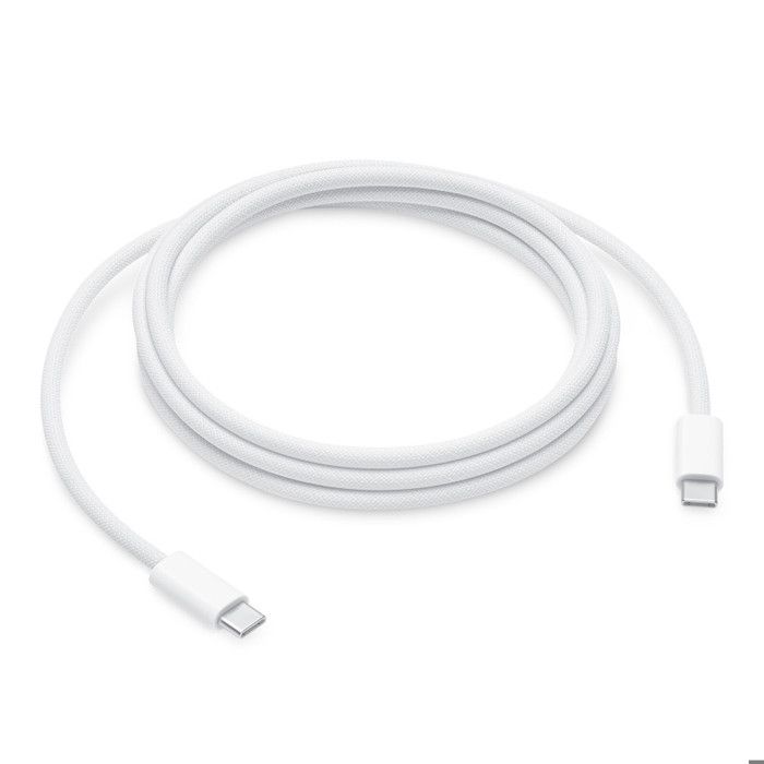 Câble de charge USB-C tressé 240?W (2?m) Apple Original – Haute résistance & connexion fiable