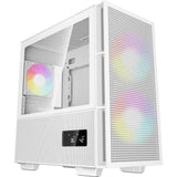 Boitier PC - DEEPCOOL - CH360 Digital - Sans alimentation - Mini tour - Format M-ATX - Blanc