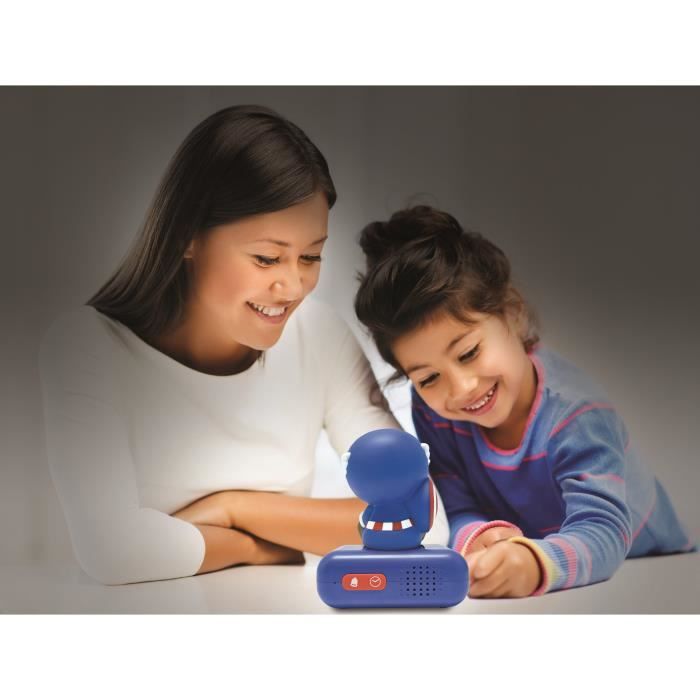 Réveil veilleuse digital LEXIBOOK - Captain America - 3D lumineux et sonore - Enfant