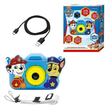 LEXIBOOK - Appareil photo pour enfant avec protection - 4 en 1 - Pat'Patrouille - Carte mémoire incluse