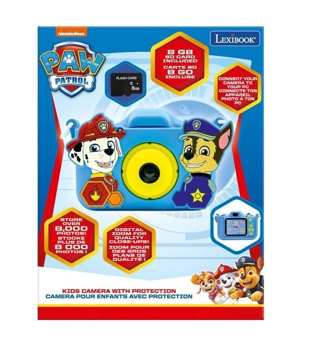 Camera pour enfants avec protection La Pat' Patrouille