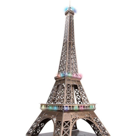 Maquette 3D - EXPLORA - Tour Eiffel - Lumineuse LED - 84 pieces - a monter soi-meme