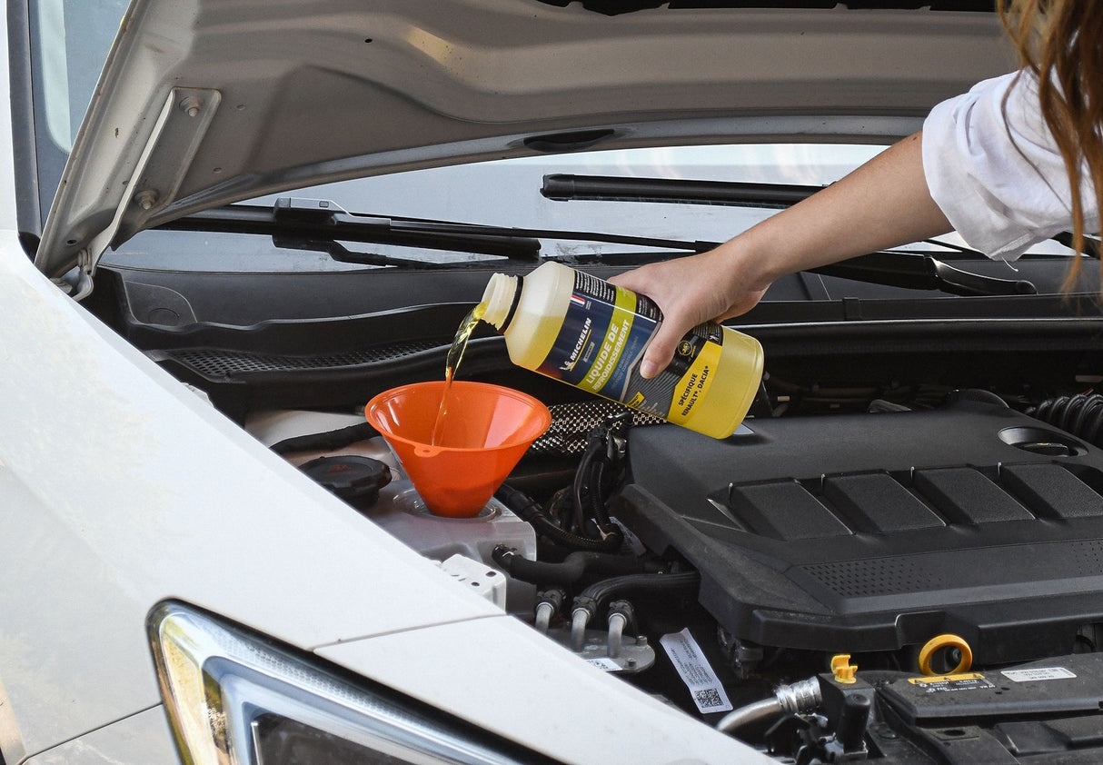 Liquide de refroidissement - MICHELIN - Jaune - Adapté aux normes RENAULT DACIA - 1L