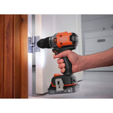 Perceuse Visseuse a Percussion - BLACK+DECKER - BLD683XN-XJ - 18V - Éco-Responsable - Sans Batterie