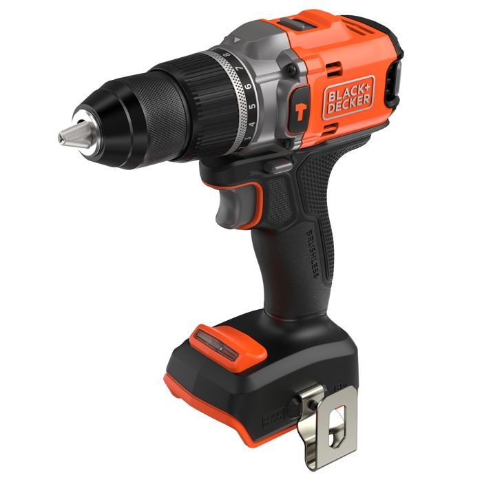 Perceuse Visseuse a Percussion - BLACK+DECKER - BLD683XN-XJ - 18V - Éco-Responsable - Sans Batterie