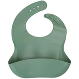 Pack Repas - THERMOBABY - Silicone - Vert Cactus - Assiette, bol, bavoir et cuilleres