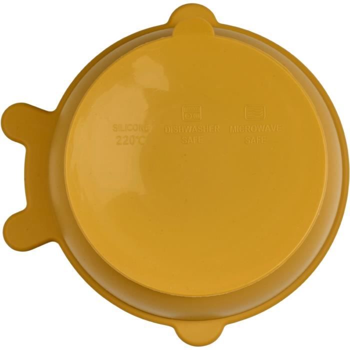 PACK REPAS SILICONE - JAUNE MIEL