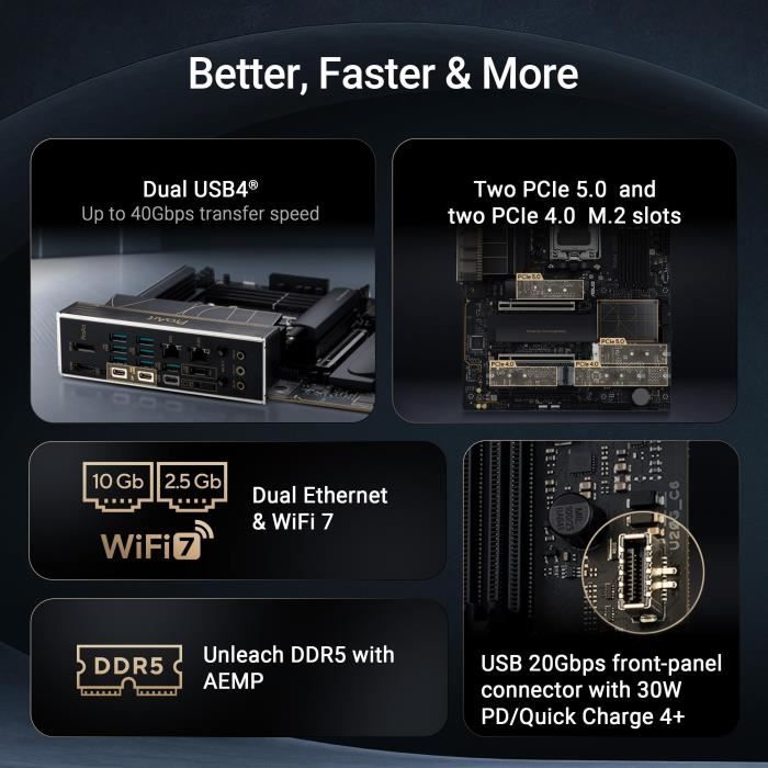 Carte mere - ASUS - PROART X870E-CREATOR WIFI