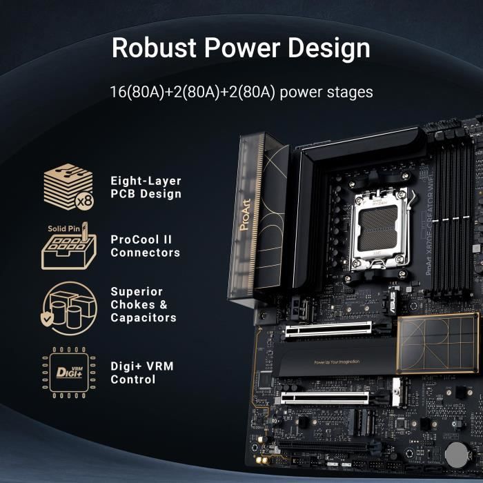 Carte mere - ASUS - PROART X870E-CREATOR WIFI