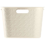 Coffre a Linge - Softex - 45 L - Blanc Cassé - Curver