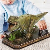 Puzzle 3D - T-Rex - Jeu de construction - EXPLORA - Dinosaure - 52 pieces - Des 8 ans