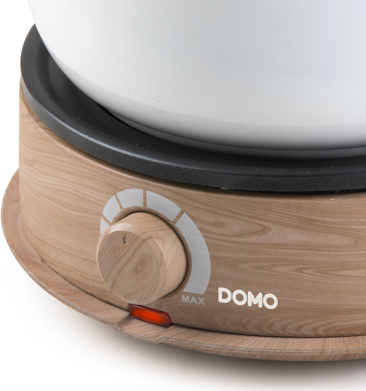 Appareil a fondue - DOMO - DO736F - 1500 W - 2 L - 8 personnes - Blanc/Bois
