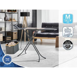Table a repasser - Leifheit - Classic M Black - Hauteur réglable de 69 a 88 cm - Housse en cotton - 120 x 38 cm