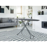 Table a repasser - Leifheit - Classic M Black - Hauteur réglable de 69 a 88 cm - Housse en cotton - 120 x 38 cm