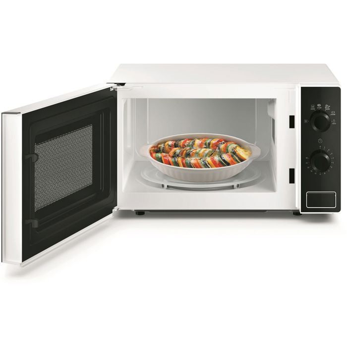 Micro-ondes posable - HOTPOINT - MWHA101W - Blanc - 700 W - 20 L - 45,2 x 36,5 x 26,2 cm