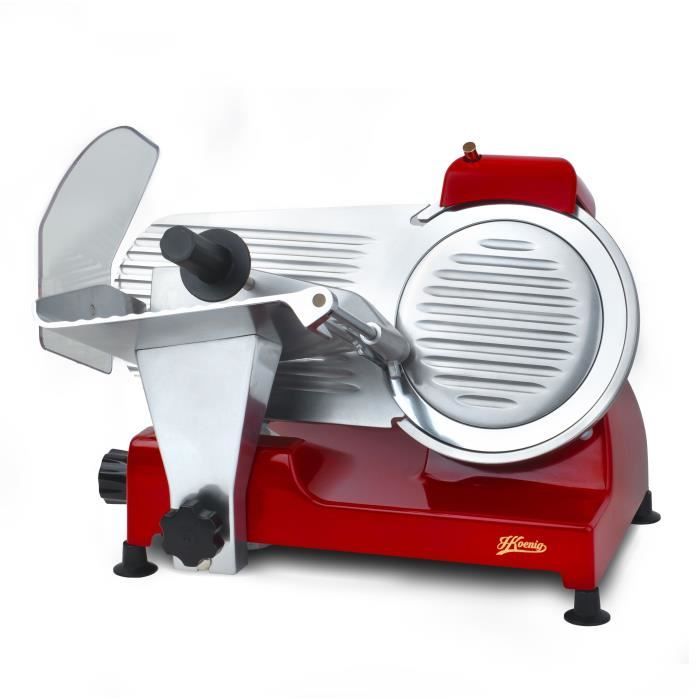 Trancheuse a viande - H.KoeNIG - MSX224 - Lame 22 cm - Rouge