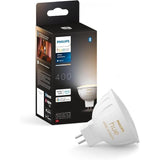 Ampoule connectée - PHILIPS HUE - MR16 - Lumiere blanche - Compatible bluetooth - Fonctionne avec App et voix