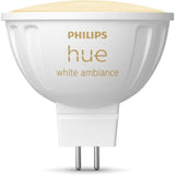 Ampoule connectée - PHILIPS HUE - MR16 - Lumiere blanche - Compatible bluetooth - Fonctionne avec App et voix