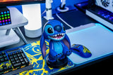 Figurine Disney Stitch Sourire - EXQUISITE GAMING - Cable Guys - Support écouteurs, smartphone ou petit accessoire - 20 cm