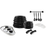 Batterie de cuisine induction - Arthur Martin - AM558 - Aluminium - 20 pieces - Poignée amovible - Tous feux dont induction