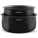 Batterie de cuisine induction - Arthur Martin - AM558 - Aluminium - 20 pieces - Poignée amovible - Tous feux dont induction