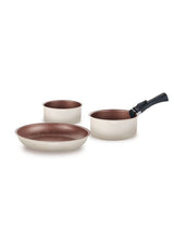 Batterie de cuisine Arthur Martin Batterie 18 pieces creme AM1453 CREME