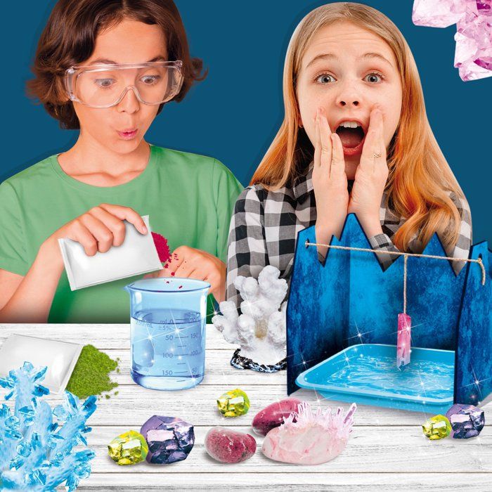I'M A GENIUS Pocket Découverte des Cristaux - Kit Scientifique - LISCIANIGIOCHI - Cristallisation & Expériences - Des 8 ans