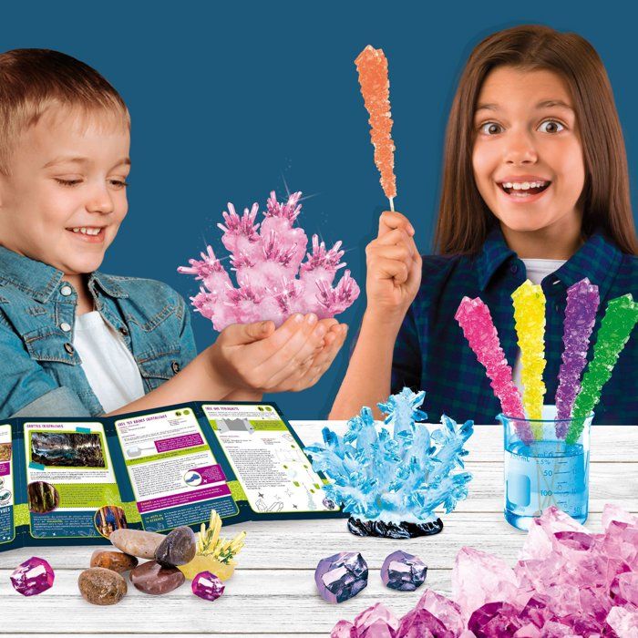 I'M A GENIUS Pocket Découverte des Cristaux - Kit Scientifique - LISCIANIGIOCHI - Cristallisation & Expériences - Des 8 ans