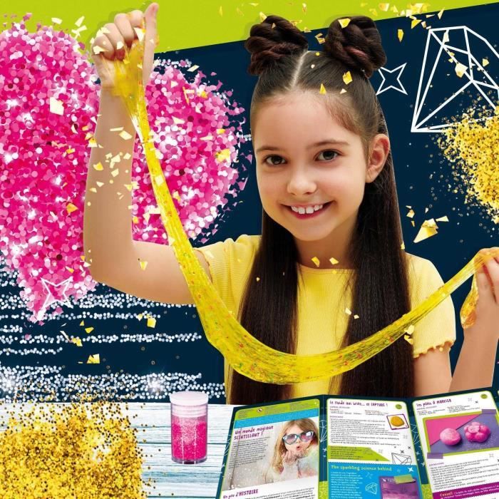 Découverte des paillettes - Kit Scientifique - I'M A GENIUS POCKET - Matériaux scintillants