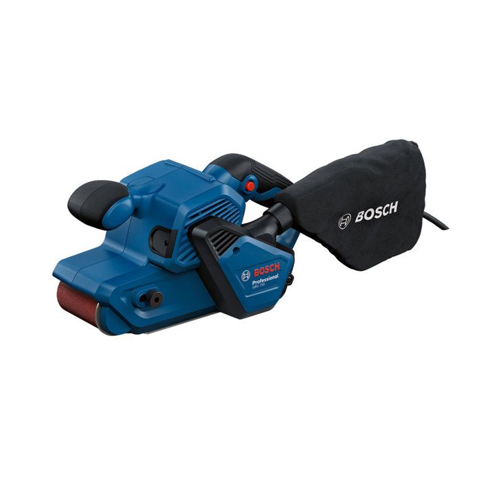Ponceuse ŕ bande filaire BOSCH PROFESSIONAL - GBS 750 - 230V - 850W - 200 – 420 m/min - Bande abrasive + sac poussičres