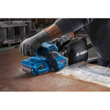 Ponceuse ŕ bande filaire BOSCH PROFESSIONAL - GBS 750 - 230V - 850W - 200 – 420 m/min - Bande abrasive + sac poussičres