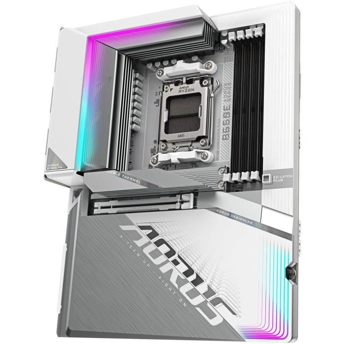 Carte mere - GIGABYTE - B650E AORUS STEALTH ICE - AMD AM5 - DDR5 - Wi-Fi 7