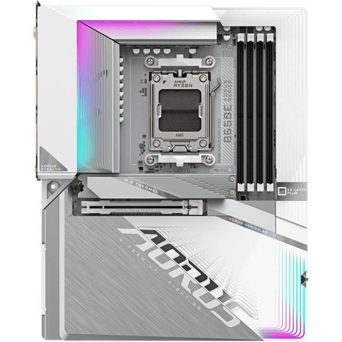 Carte mere - GIGABYTE - B650E AORUS STEALTH ICE - AMD AM5 - DDR5 - Wi-Fi 7