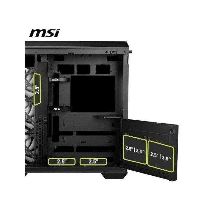 Boîtier PC - MSI - 306-7G26R21-HH9 - MAG PANO 100R PZ