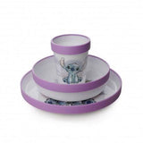 COFFRET REPAS 3 PIeCES GOBELET + BOL + ASSIETTE ANTIDÉRAPANTS LILO et STITCH
