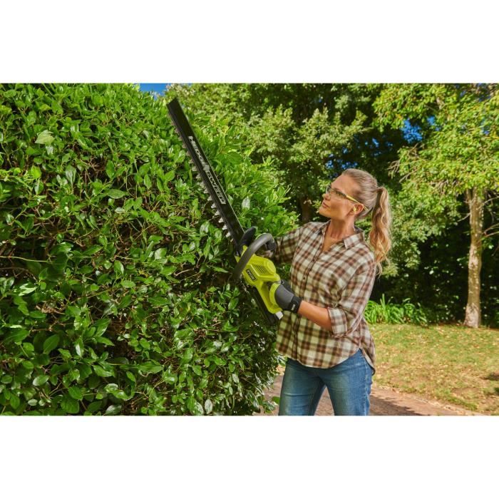Taille-haies - RYOBI - 36 V - Lames 60 cm - Ecartement 26 mm - Fonction scie - 1 batterie lithium+ 36V 2,0 Ah et 1 chargeur 1,7 A
