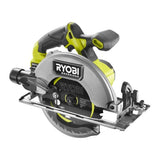 Scie circulaire - RYOBI - Brushless - Moteur sans charbons - 18V - Diam. 184 mm x 16 mm - 4 500 tr/min - Livrée avec 1 lame 24 dents