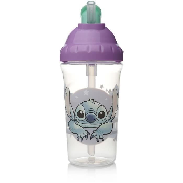 Tasse a paille - THERMOBABY - 295 ml - Anti-fuites - Lilo & Stitch