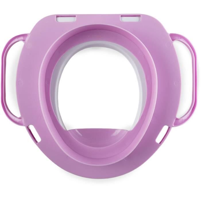 RÉDUCTEUR WC CONFORT AVEC POIGNÉES LILO et STITCH